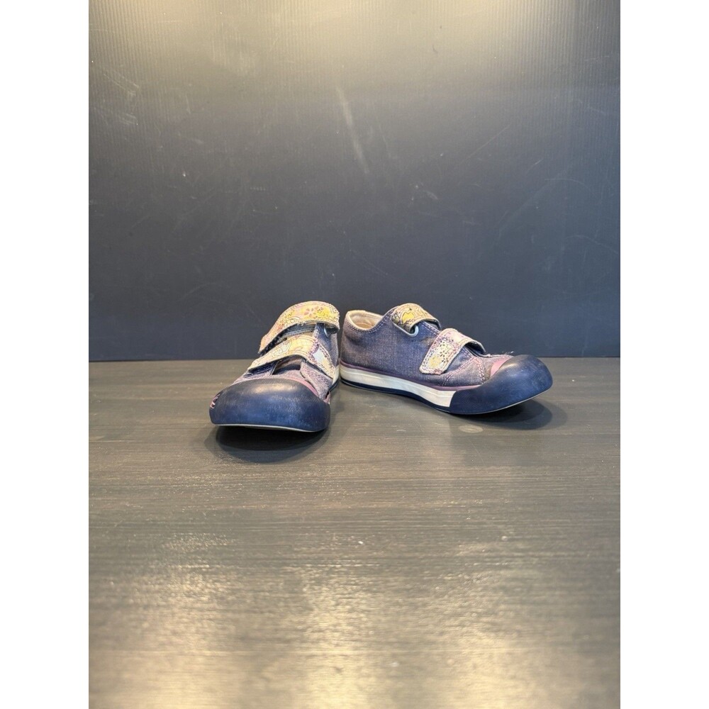 Keen Kids Girls Sula Shoe, Double Strap, Denim And Floral